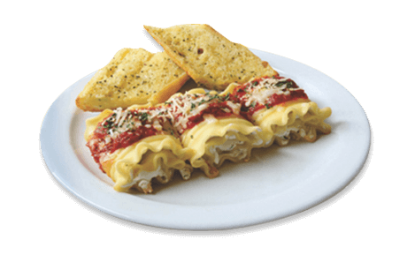 Cheese Lasagna Rolls with Marinara Sauce
